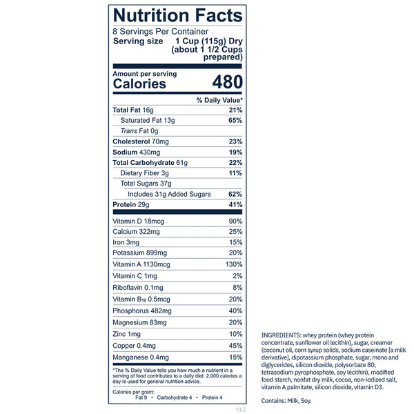 Nutrient Survival Creamy Chocolate Shake in #10 Can