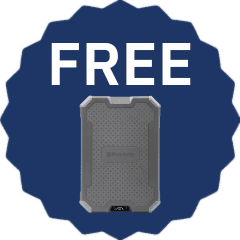 Product burst graphic