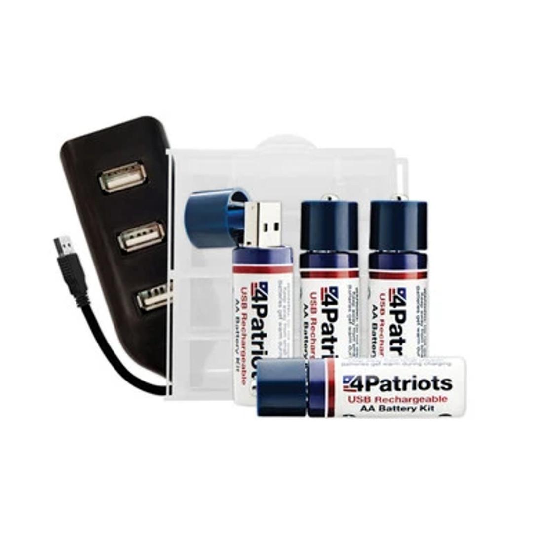 USB-Rechargeable AA Battery Kit