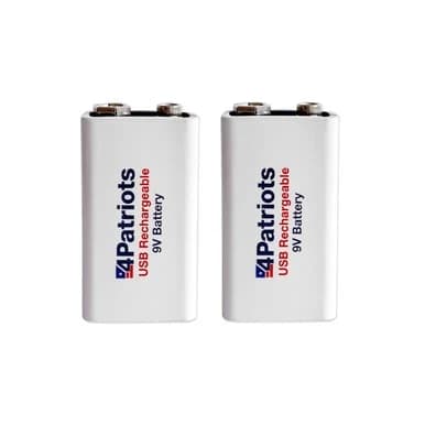 USB Rechargeable 9V Battery Kit