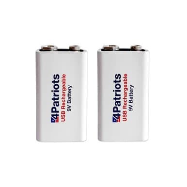 USB Rechargeable 9V Battery Kit