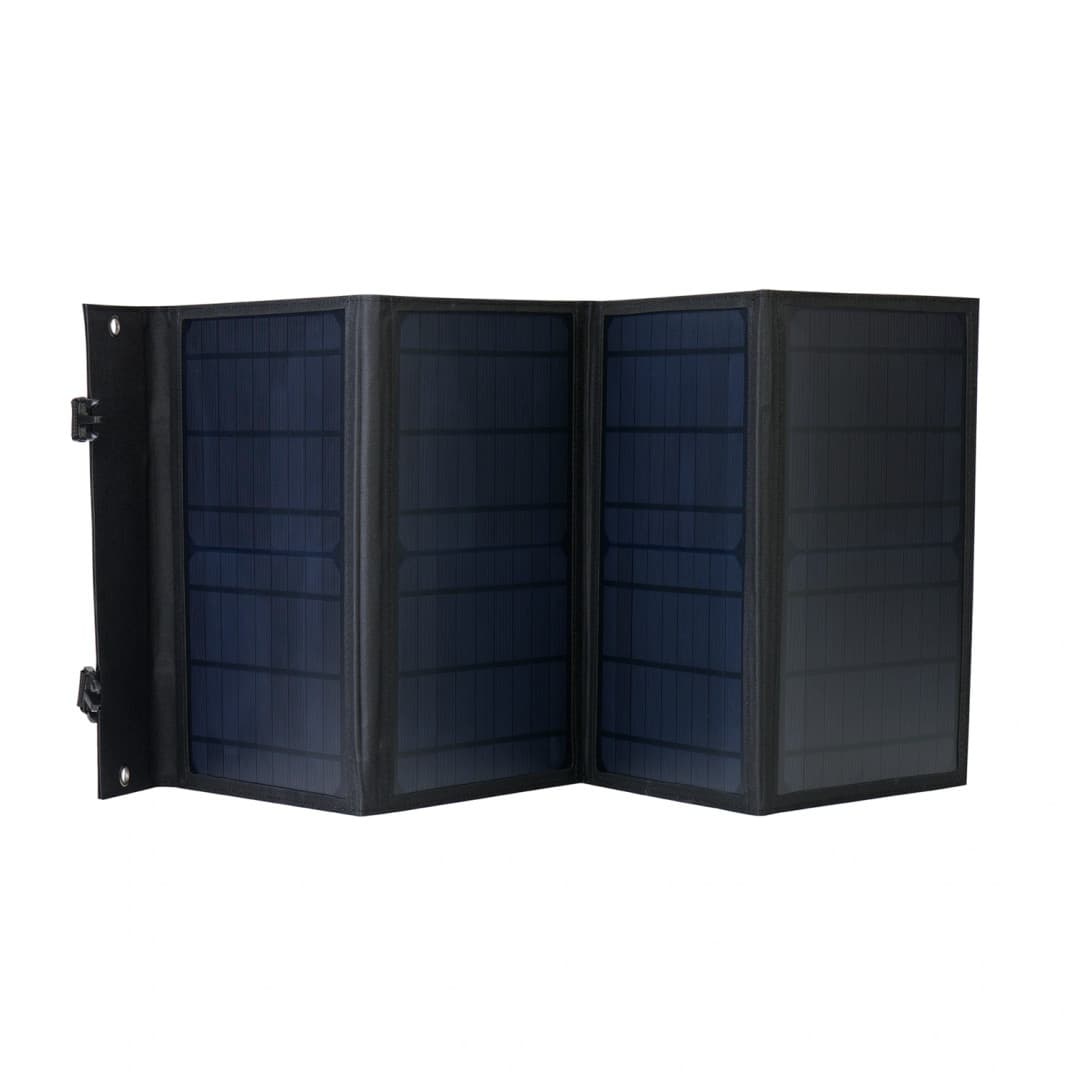 4Patriots 40-watt folding solar panel unfolded
