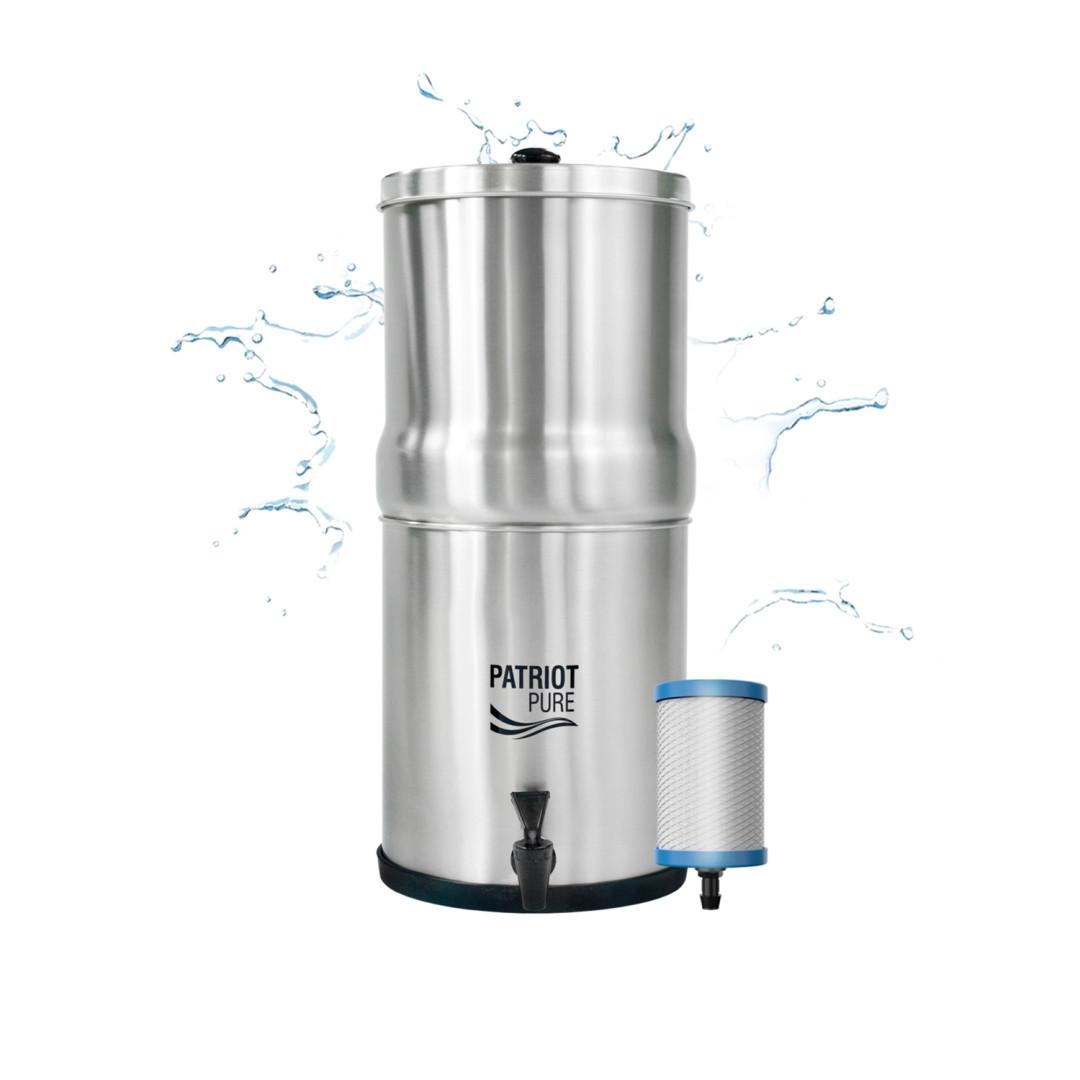 Patriot Pure Ultimate Water Filtration System with Advanced Nanomesh™ Filter!