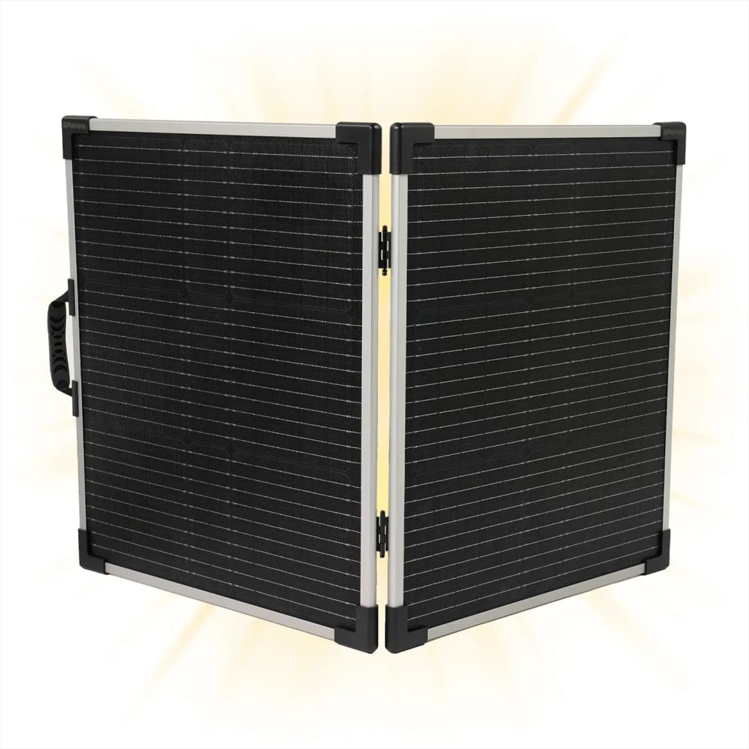 4Patriots 100-Watt portable folding solar panel.