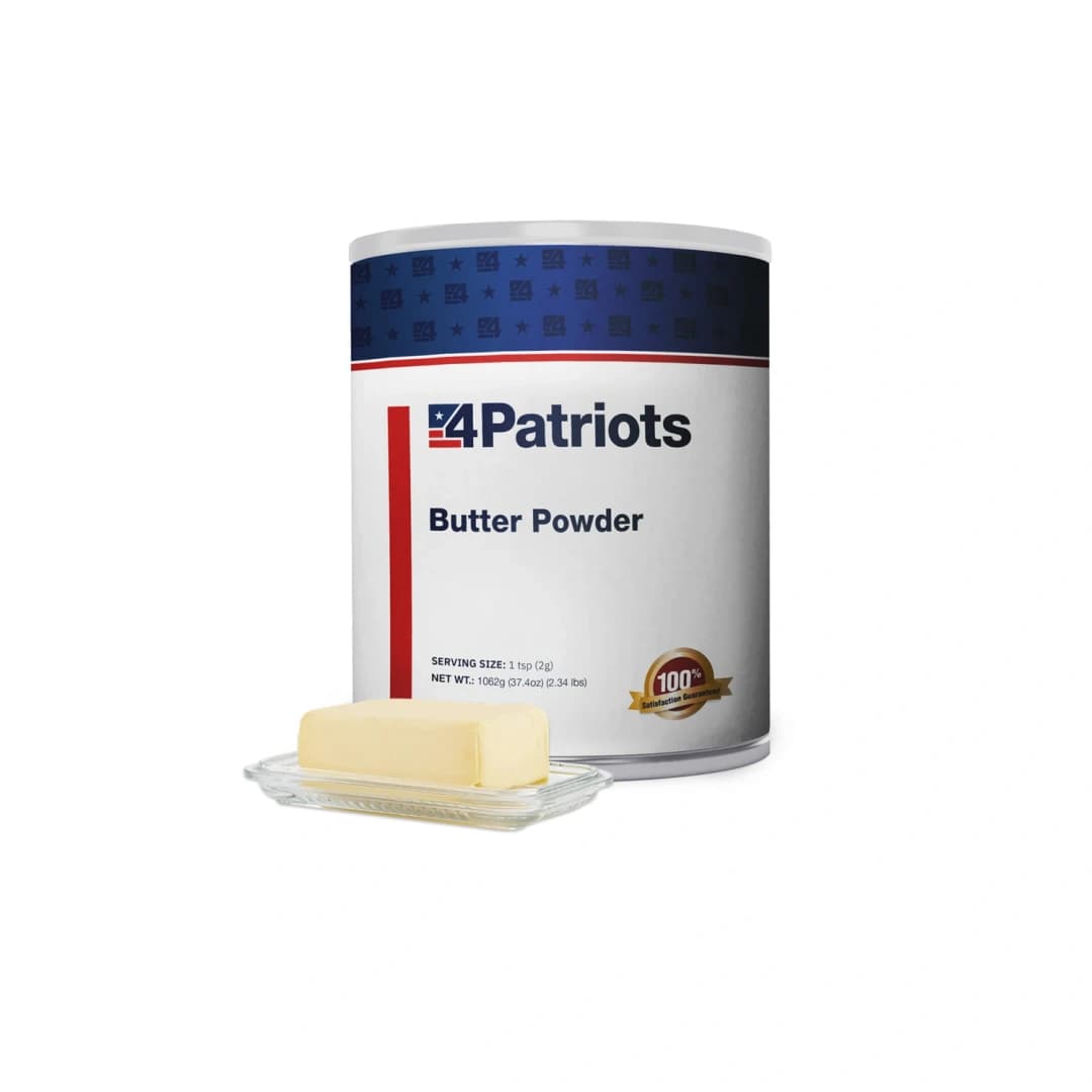 4Patriots Butter Powder #10 Can Emergency Survival Food Kit