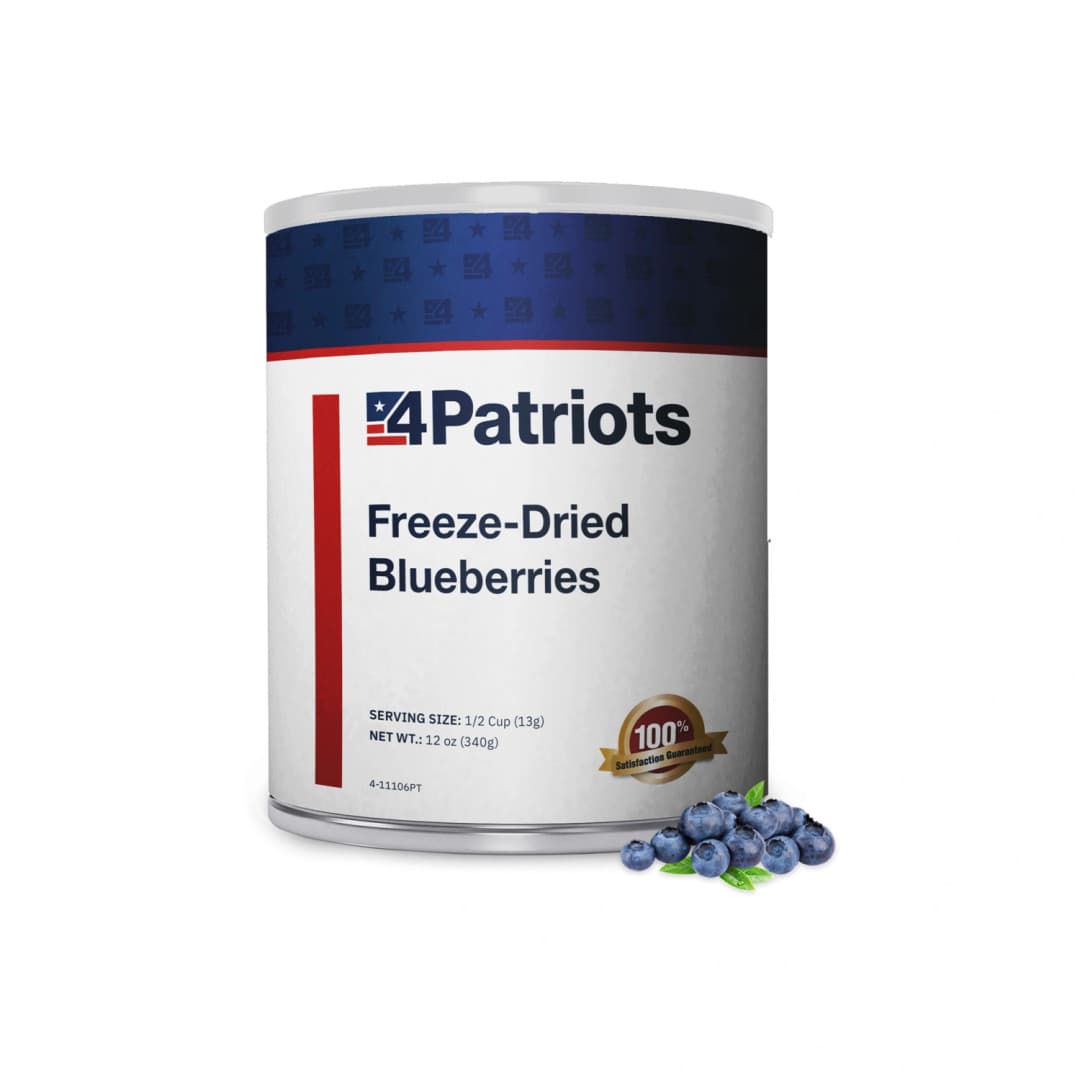 4Patriots Freeze-Dried Blueberries #10 Can