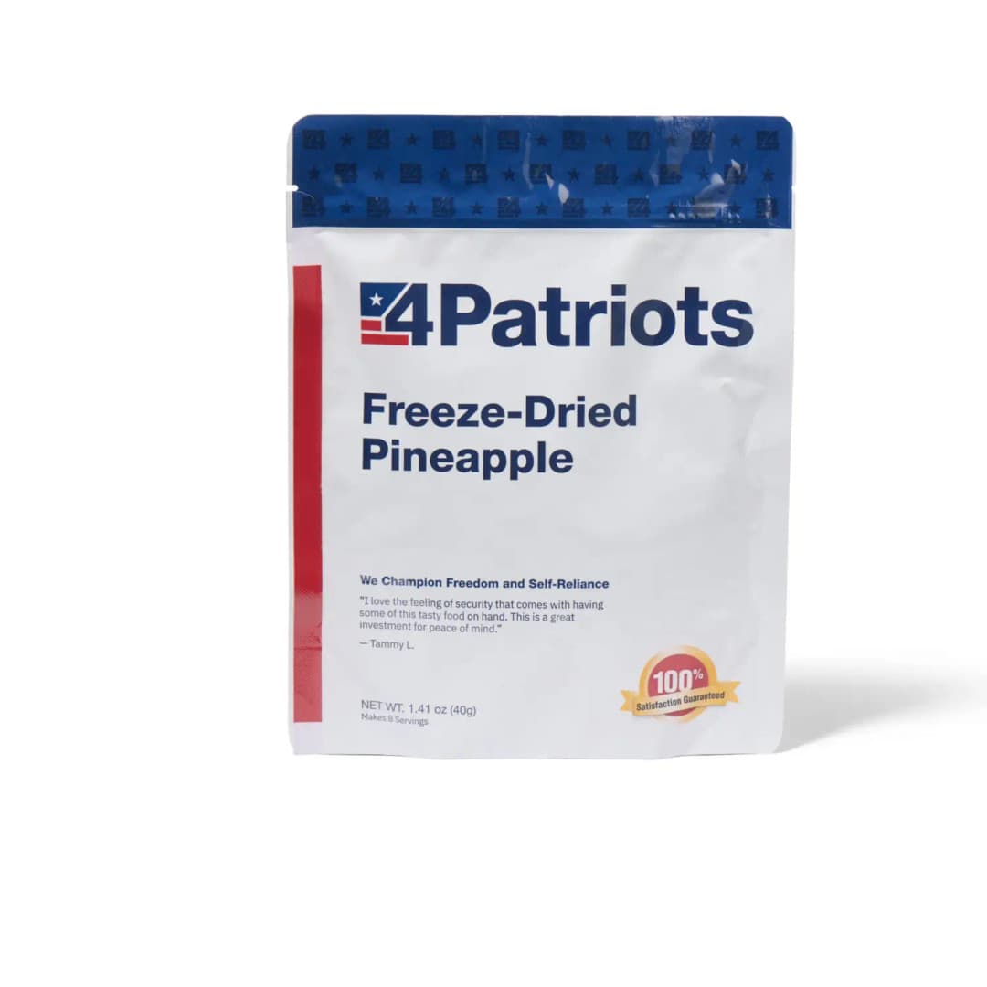 Freeze-Dried Pineapple Pouch