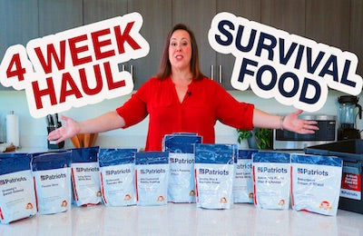 Unboxing the 4 Week Food Kit