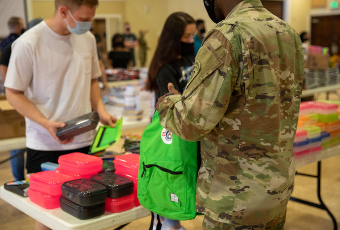 Back-to-School Brigade Program Aids Military Families