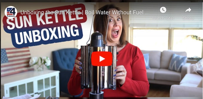 Unboxing the Sun Kettle Personal Water Heater