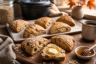Hearty Oatmeal Scones: Recipe of the Month