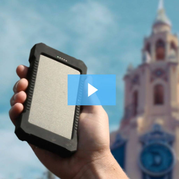 Our 5" solar panel goes to... Disneyland?