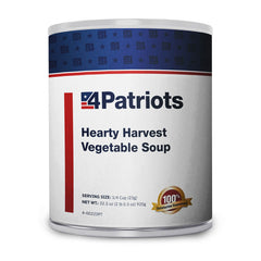 4Patriots Hearty Harvest Vegetable Soup - #10 Can.