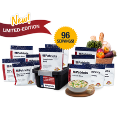 New limited edition Comfort Classics Soups & Stews Survival Food Kit. 96 servings