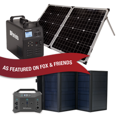 4Patriots Solar Powered Generator 1800 and 4Patriots Power Sidekick Solared Powered Generator