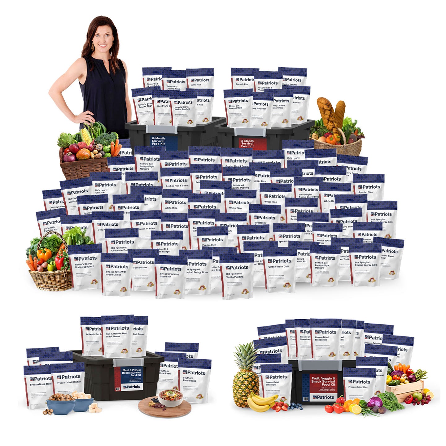 Family Favorites Survival Food | 864 Servings – 4Patriots