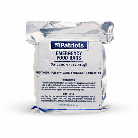 Emergency Food Ration Bars - 360 Bars – 4Patriots