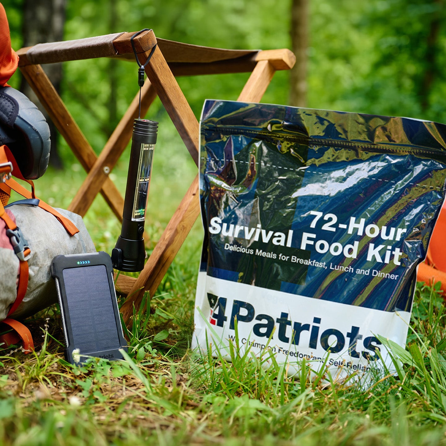 Emergency Go-Bag Starter | Food, Power, Light – 4Patriots