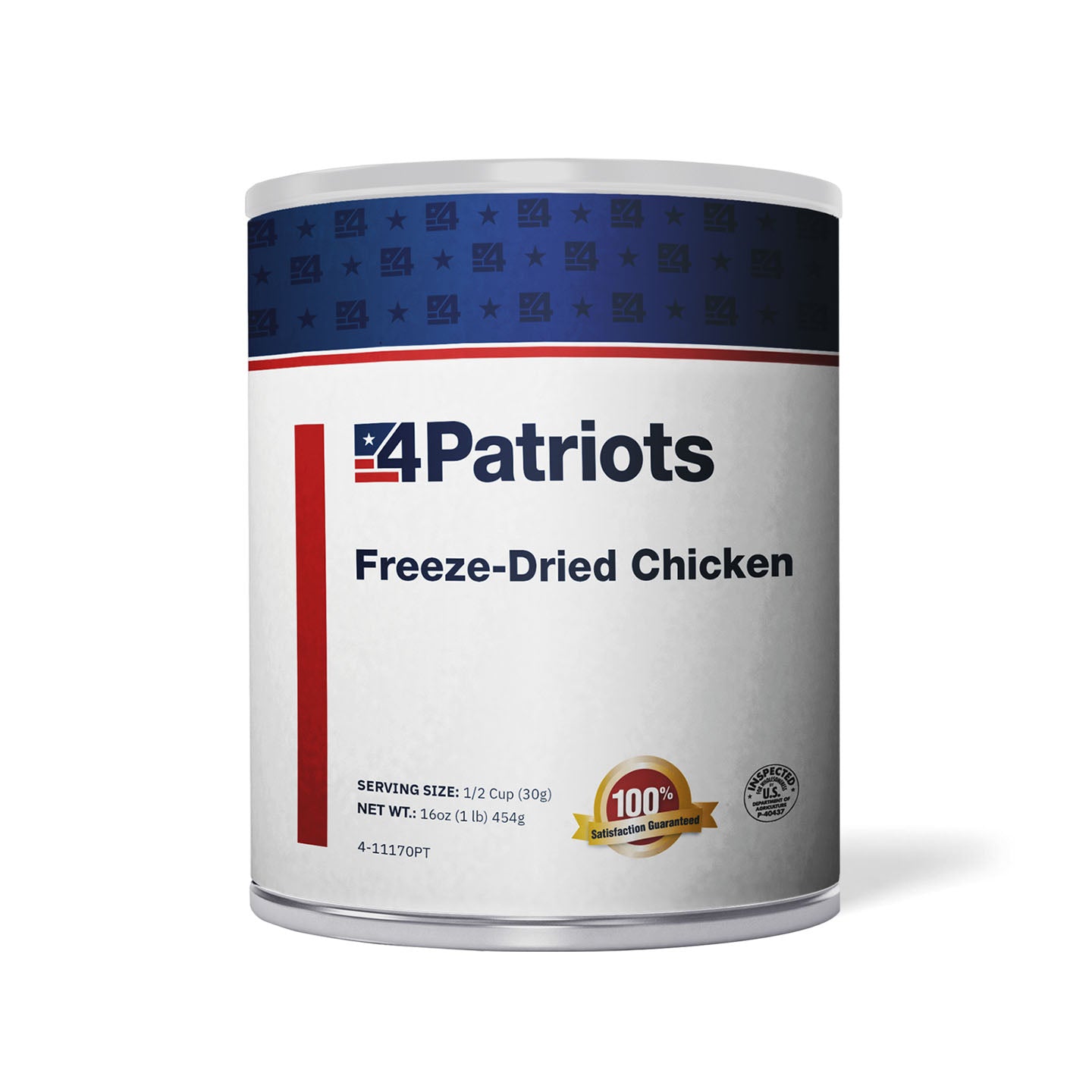 Freeze-Dried Chicken #10 Can | 13 Servings – 4Patriots