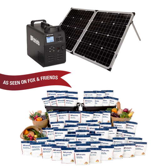 Best-Selling Solar Generator + Survival Food as seen on FOX & Friends