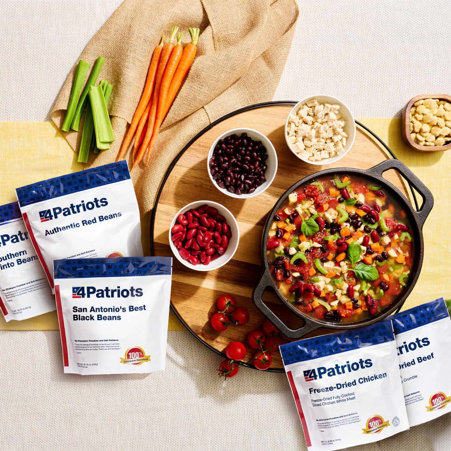 Meat & Protein Deluxe Kit | 40 Servings – 4Patriots