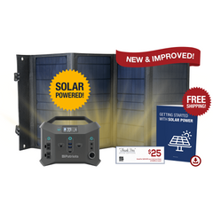 Patriot Power Sidekick includes: free shipping & free getting started with solar power digital guide