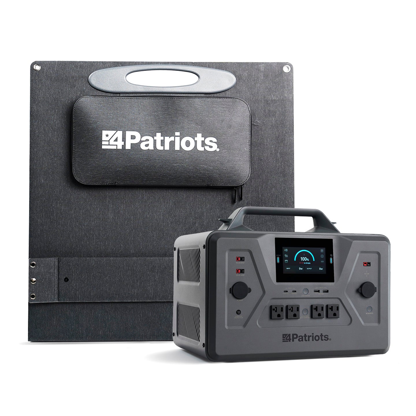 200-Watt Folding Solar Panel | Rainproof – 4Patriots