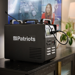 Patriot Power Generator 1800 powering TV