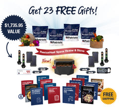 The Patriot Platinum Survival Package 23 free bonus gifts included