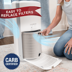 Easy to replace filters! NEW Patriot Pure Air System is CARB certified