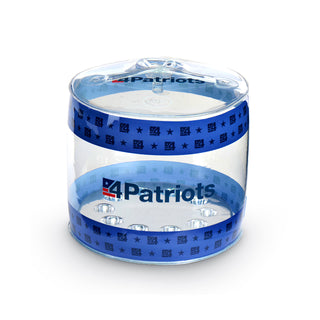 SoLantern Air Inflatable Solar Lantern & Charger shown as the clear collapsible 4Patriots lantern, a packable portable solar light