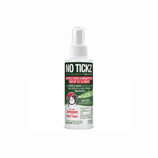 Front of No-Tickz spray bottle