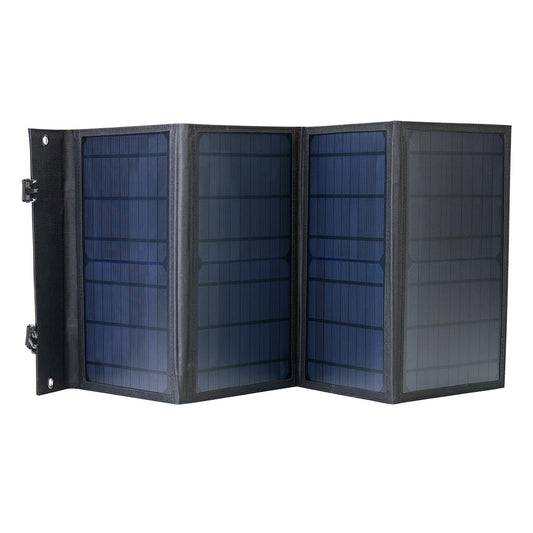 4Patriots 40-watt folding solar panel unfolded