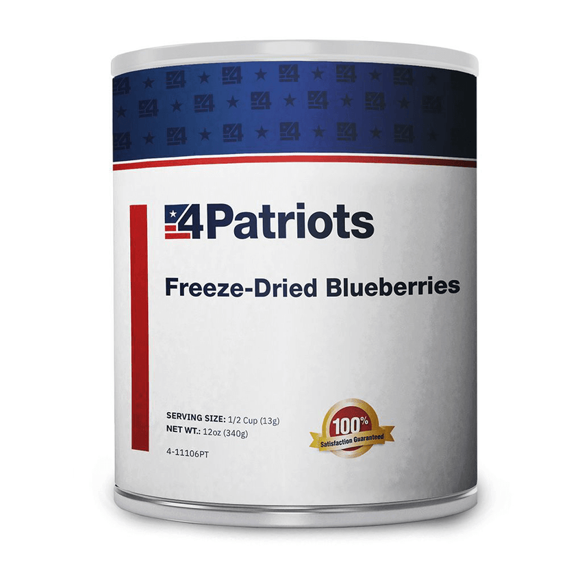 4Patriots Freeze-Dried Blueberries #10 Can.