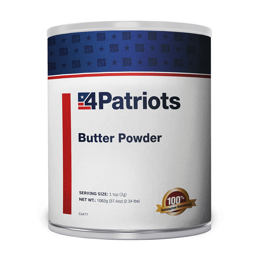 4Patriots Butter Powder #10 Can.
