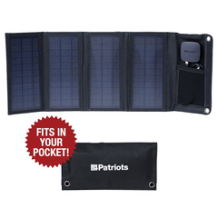 PocketSun solar panel fits in your pocket.