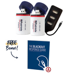 USB-Rechargeable D Battery Kit includes free bonus gift: The blackout response digital guide