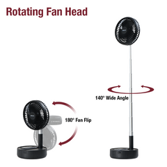 4Patriots Compact Rechargeable Fan has a rotating head