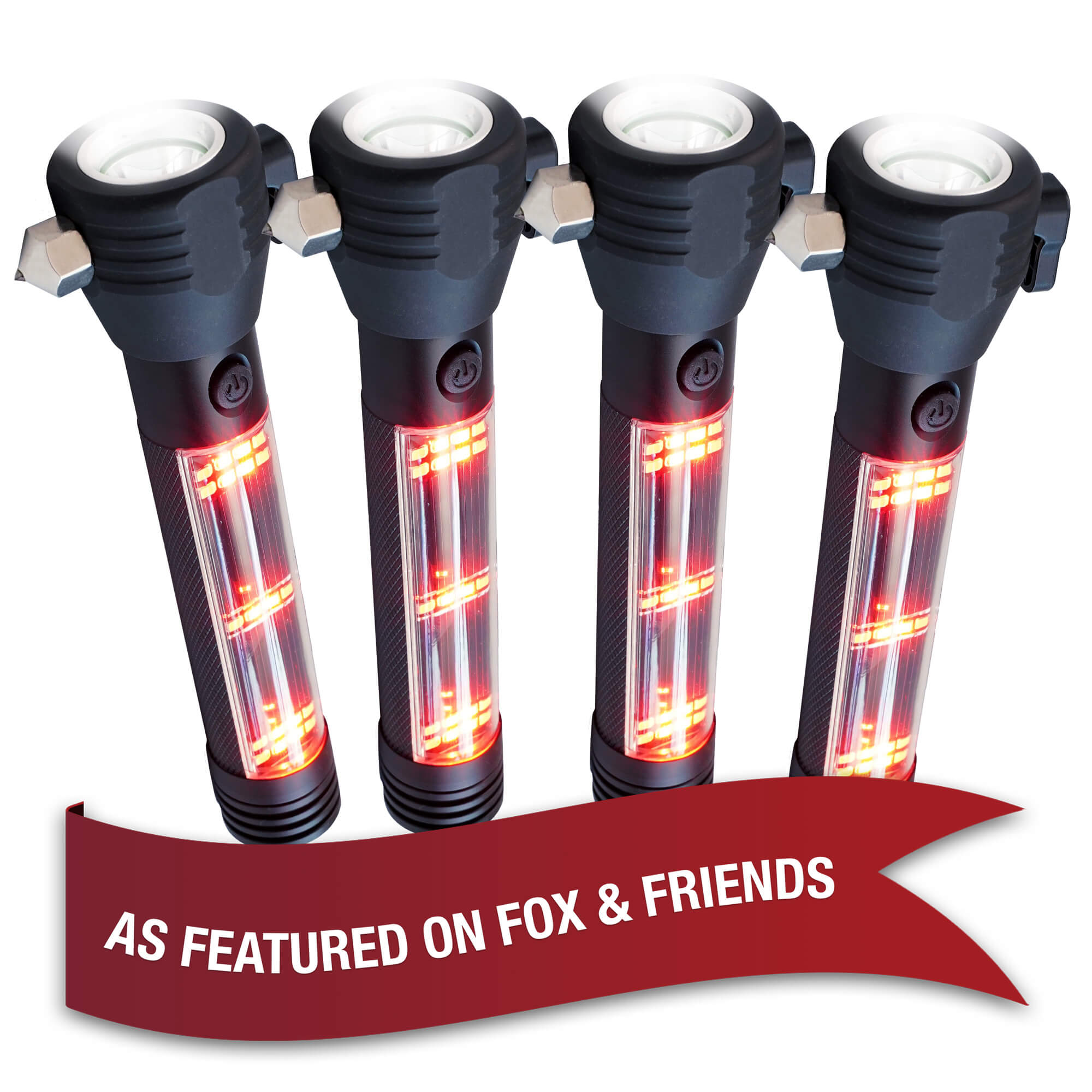 9-in-1 Multi-Function LED Solar Rechargeable Flashlight (4 Pack) - My  Patriot Supply