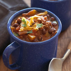 Chili in a cup.