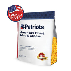 America's Finest Mac & Cheese pouch, packed in the USA.
