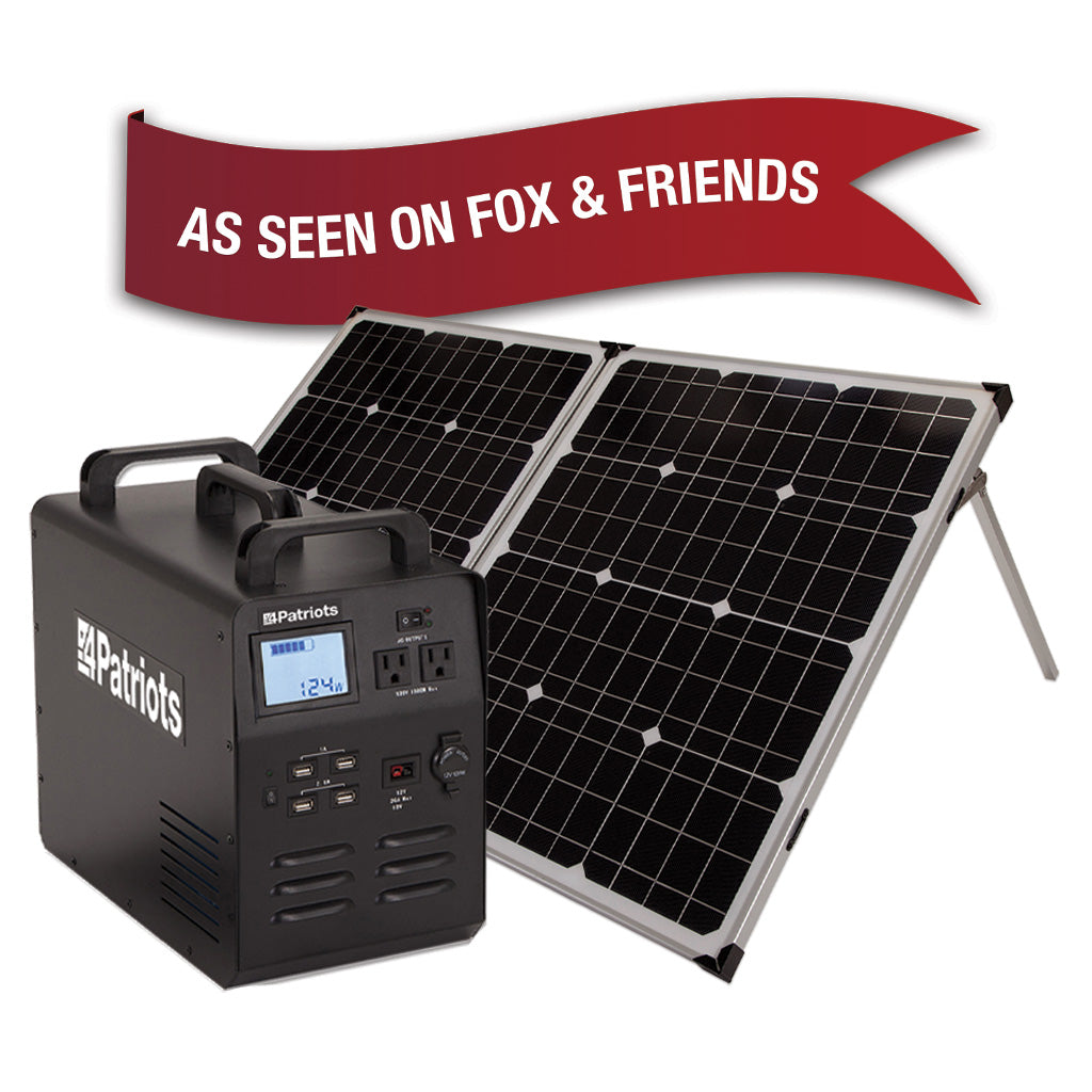 vrijgesteld koper Vernederen Portable Solar Generator | Patriot Power 1800 | 4Patriots